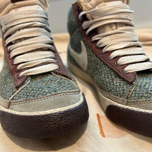 RARE Nike + Harris Tweed Collab Blazer High-Tops size 7